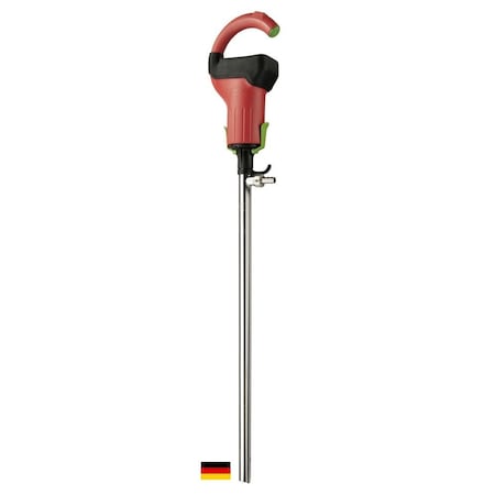 Flux Drum Pump, Stainless Steel, 47" Long, Battery Operated Motor, 100 Watts Power 24-ZORO0080